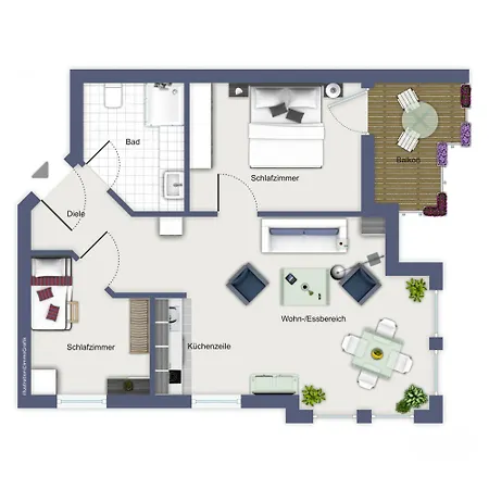 Apartment Ulmenschloesschen 06 Kuehlungsborn